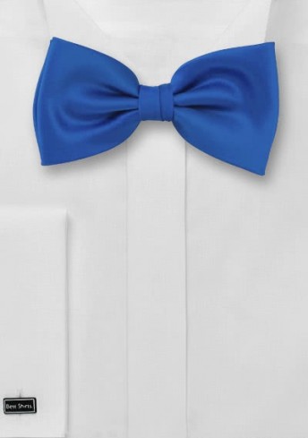 Fliege einfarbig royalblau Fliege einfarbig royalblau