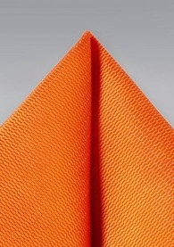 Einstecktuch Struktur orange