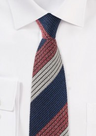 Krawatte extravangantes Streifendesign navyblau...