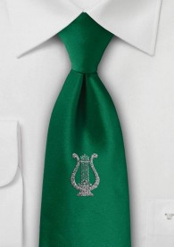 Krawatte Lyra edelgrün