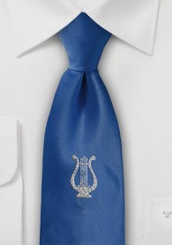 Krawatte Lyra blau