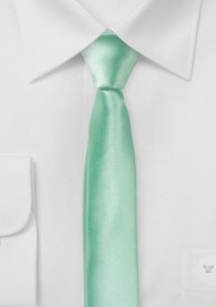 Extra schlanke Krawatte hellgrün