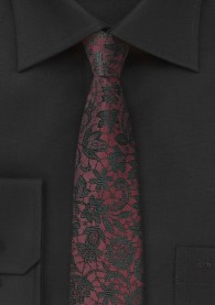 XXL-Krawatte Mosaik-Stil weinrot