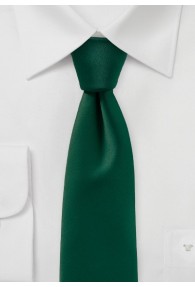 Modische Krawatte einfarbig tannengrün