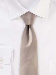 Seiden-Krawatte dezenter Glanz silber