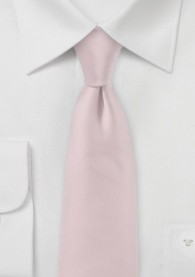 Stylische Krawatte einfarbig blush-rosa