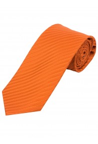 XXL-Krawatte Linien-Struktur orange