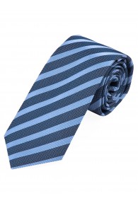 XXL-Krawatte Streifen taubenblau nachtblau