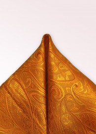 Ziertuch Paisley-Muster orange