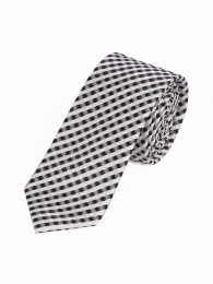 Krawatte modische Gitter-Oberfläche teerschwarz