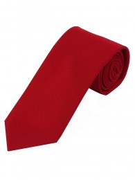 Satin-Krawatte Seide monochrom rot
