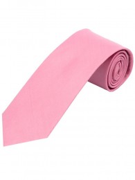 Satin-Krawatte Seide einfarbig rose