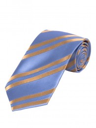 Streifen-Krawatte hellblau creme