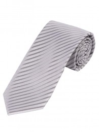 Krawatte unifarben Streifen-Oberfläche silber