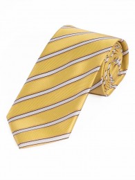 Krawatte modisches Streifen-Dessin gelb weiß...