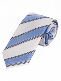Krawatte raffiniertes Streifen-Dessin  weiß