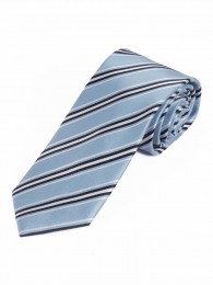 Krawatte dezentes Streifen-Muster taubenblau