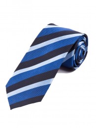 Perfekte Krawatte Streifenmuster royalblau