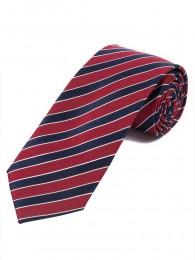 Perfekte Krawatte Streifendesign rot dunkelblau