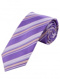 Wunderbare Krawatte Streifenmuster violett weiß