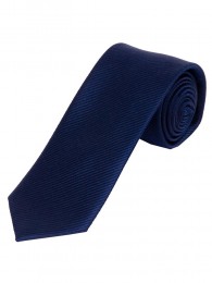 Krawatte monochrom Streifen-Struktur navyblau