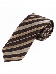 Schmale Krawatte Struktur-Dessin Streifen