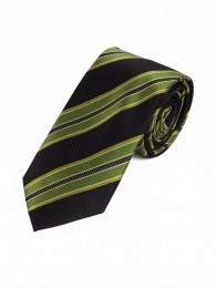 XXL-Krawatte Blockstreifen dunkelgrün und schwarz
