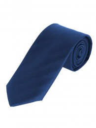 XXL-Krawatte einfarbig Linien-Oberfläche royalblau