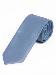 XXL-Krawatte unifarben Streifen-Struktur eisblau