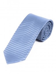 XXL-Krawatte unifarben Streifen-Struktur hellblau