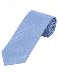 XXL Satin-Krawatte Seide unifarben taubenblau