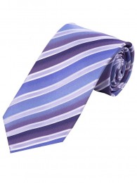 Stylische  XXL Krawatte gestreift himmelblau