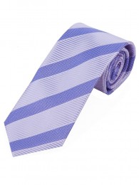 Lange Krawatte Struktur-Dessin Streifen flieder