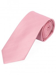Lange Krawatte monochrom Linien-Struktur rosa
