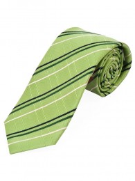 Lange Krawatte kultiviertes Linienkaro blassgrün