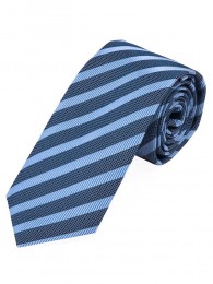 Lange Krawatte Struktur-Pattern Linien taubenblau