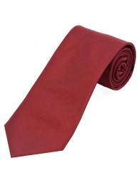 Lange Satin-Krawatte Seide unifarben rot