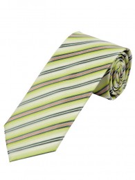 Perfekte XXL-Krawatte Streifenmuster hellgrün...