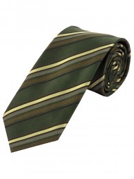 Perfekte XXL-Krawatte Streifendessin jagdgrün blassgrün asphaltschwarz