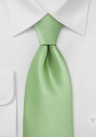Krawatte grasgrün unifarben