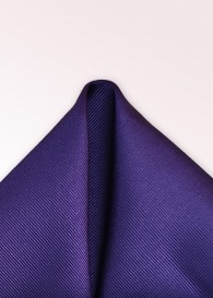 Einstecktuch einfarbig feingerippt purpur