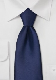 XXL-Krawatte in dunkelblau