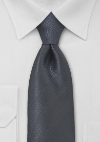 Krawatte silbergrau unifarben