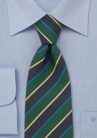 Krawatte blau/gelb gestreift