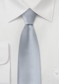 Krawatte schmal in Silber