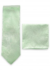 Set Krawatte und Herren-Einstecktuch Paisley-Motiv