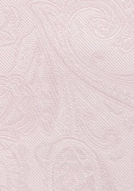 Herren-Schleife mit  Ziertuch Paisley-Muster blush-rosé