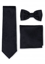 Set: Krawatte, Herrenschleife, Einstecktuch...