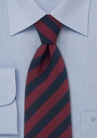 Krawatte blau/rot gestreift