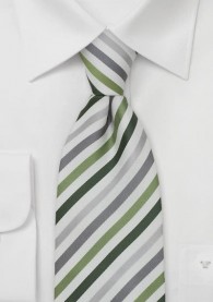 Krawatte fein gestreift grün